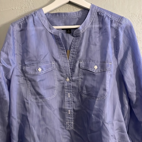 NWT J.Crew Classic popover shirt in Stripe - Picture 3 of 11